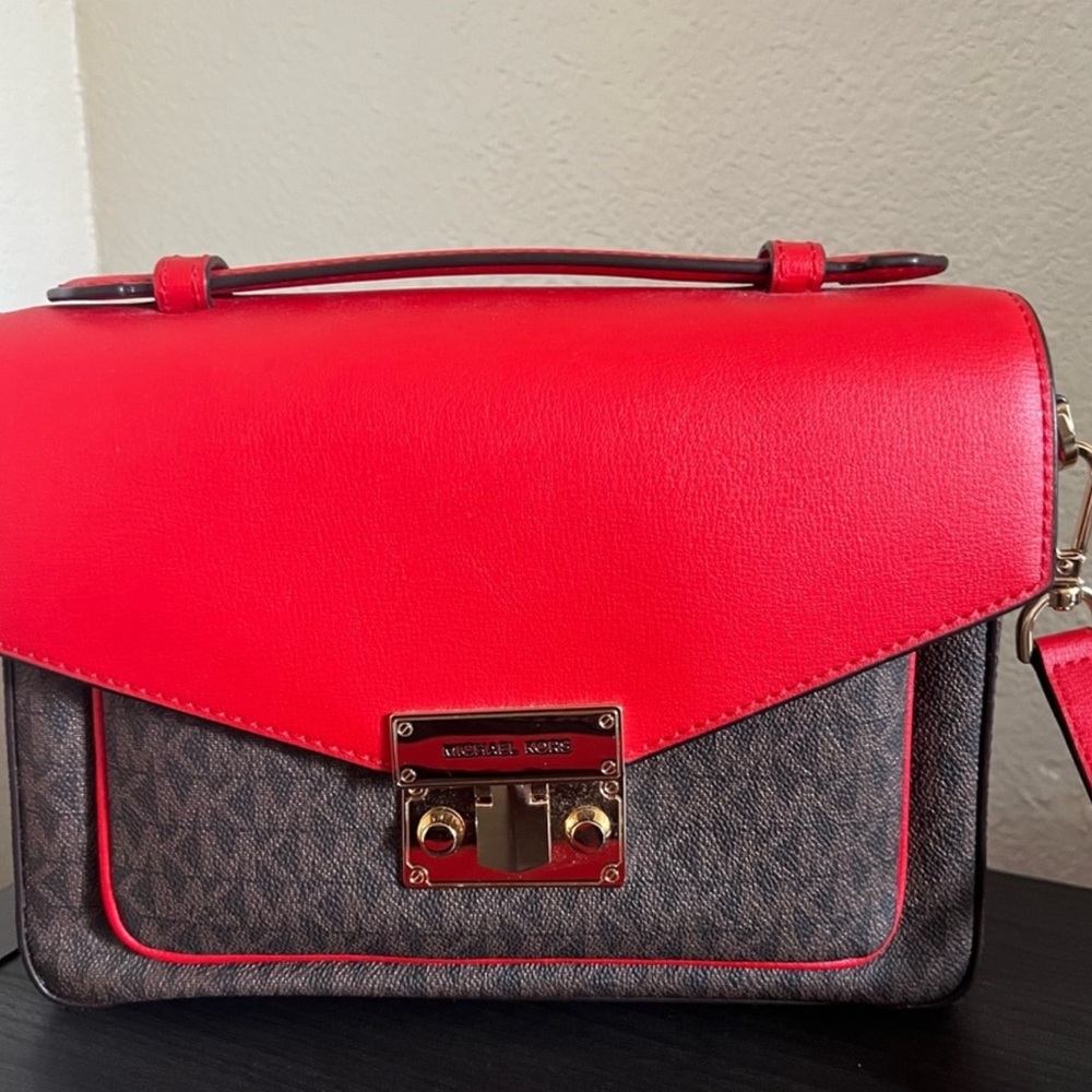 Michael Kors medium satchel crossbody bag